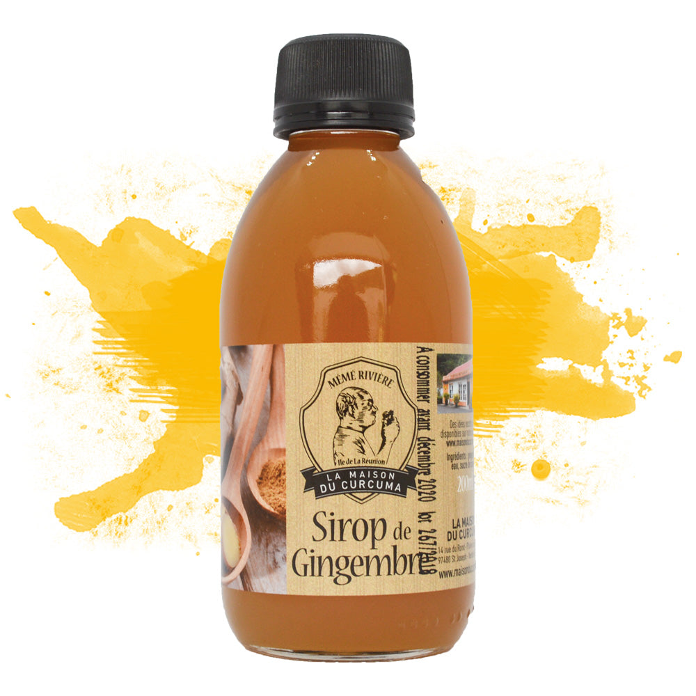 Sirop de gingembre la maison du curcuma